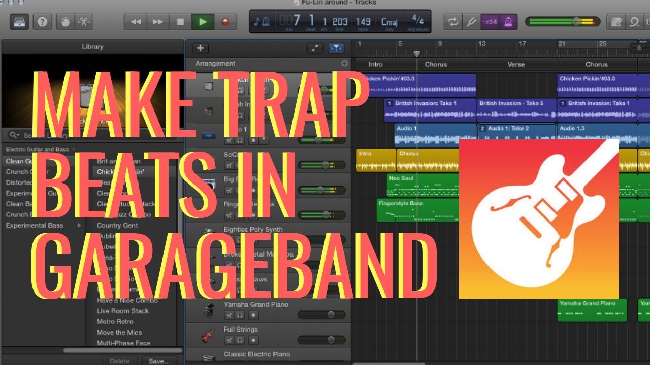 How do you make a beat louder on garageband mac pro